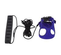 Healeved Ferret Harness and Leash Set for Rabbit, Small Pet Harness with Leash, Anti-bite Artificial Leather, Prevents Pet from Getting Lost, 1 Set