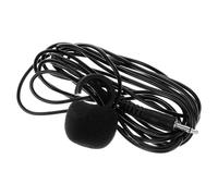 Healeved Fingertip Clip-on Flute Microphone Wired Pickup Mic for Instrument Performance 3m Cable Lapel Microphone for Saxophone Harmonica Ocarina Stage Use