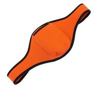 Healeved Fitness Mic Waist Pack Portable Microphone Holder Belt for Fitness Instructors Adjustable Orange Storage Bag for Events and Theatrical Use