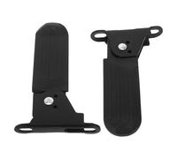 Healeved Folding E Bike Pedals Heavy Duty Iron Anti-skid Rear Foot Pegs with Shock Absorbing Design for Folding and Electric Bikes Weatherproof Non-slip Bicycle Pedals for Stable Riding and