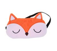 Healeved Fox Style Sleep Mask for Women Portable Contoured Eye Mask with Elastic Band Ultra Soft Light Blocking for Travel Home Office Camping