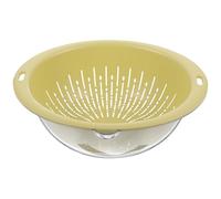 Healeved Fruit Washing Basket Double-Layered Kitchen Food Washing Basket Large Capacity with Rice Sieve Function Easy to Store Stylish Design for Kitchen and Hotel Use