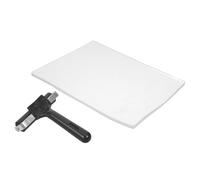 Healeved Gel Printing Plate and Roller Set for Printmaking with Fine Detail Capabilities, Multi-Size 10x8 Inch Gel and Rubber Materials, for Making Prints on Paper Crafts and Art