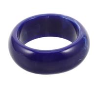 Healeved Geometric Bangle Bracelet: Vintage Wide Thick Bracelet - Blue Resin Chunky Bangle - Boho Wrist Jewelry for Summer Beach Outfits
