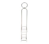 Healeved Glasses Lens Dyeing Clip Glasses Lens Coloring Clip Silver Metal Creative Design Sturdy Structure Fine Workmanship 10.02x1.97x1.38in Eyeglasses Repair Accessory