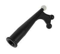 Healeved Glow in The Dark Nylon Boat Hook End Replacement for Telescoping Dock Poles, Black Retractable Boat Dock Hook Attachment for Kayak and Yacht Mooring Equipment