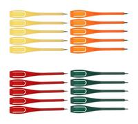 Healeved Golf Scoring Pencils 20pcs Mini Golf Pencils with Clip Plastic + Graphite Score Tracking for Tournaments and Training