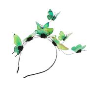 Healeved Green Plastic Insect-inspired Headband for Women, Performance Hair Hoop Graceful 3d Winged Design, Party Prop for Banquets, Ceremonies and Festive Dress-up Style
