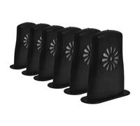 Healeved Guitar Humidifiers and Portable Abs Design with Efficient Humidification Technology 6pcs Sound Hole and Crack Prevention for Acoustic Guitar