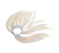 Healeved Hair Color Swatches for Barber Salon Hairdressing Practice, Professional Presentation with 30 Strands Plastic and High-temperature Wire, Versatile Color Practice for Beauty School