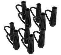 Healeved Hair Dryer Cord Protector Sleeve Plastic Spiral Cord Protector with 10pcs Flexible, Anti-tear Cable Tail Relief for Blower Dryer, Suitable for Salon and Personal Grooming Spaces