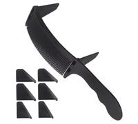 Healeved Hair Positioning Comb Clipper Cutting Comb Barbers Haircut for Men Plastic
