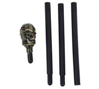 Healeved Halloween Pharaoh Scepter Wand Lightweight Plastic Costume Accessory with Elegant Detailing for Women Men Party Prop and Ancient Egyptian Dress Up