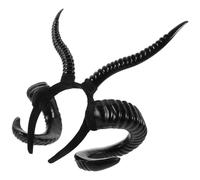 Healeved Halloween Sheep Horn Headband for Women Devil Horn Hairband Cosplay Accessory Lightweight and Easy to Wear for Parties Festivals and Costume Props Fun Hairband for Unique Looks