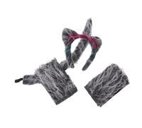 Healeved Halloween Wolf Suit Animal Ears and Tail Wolf Ears and Tail Animal Costumes Halloween Costume for Cotton Grey