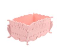 Healeved Hamster Bathing Tub Open Plastic Sand Bath Container Pink | Easy to Clean, Quick Sand Changes, for Pet Cage Use, Compact Bath Area