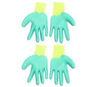 Healeved Hamster Protective Gloves Skin-friendly Material Bite Resistant Rubber Gloves 2 Pairs for Pet Training for Hamster Training and Small Animal Handling