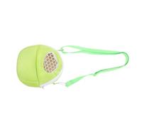 Healeved Hamster Travel Bag Bonding Pouch Soft Lined Sponge Light Green Portable Carrier for Hamster, Sugar Glider Outdoor Travel Small Pets
