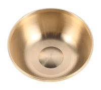 Healeved Handcrafted Copper Buddha Offering Bowl with Golden Finish, Decorative Centerpiece Bowl for Home and Yoga Meditation, Tibetan Buddhist Design Tranquility and Spiritual Ceremony