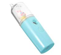 Healeved Handheld Facial Steamer for Face 35ml Portable Mist Spray Moisturizing Beauty Device for Home Travel Green Doll Design