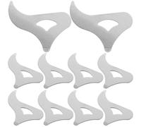 Healeved Handheld Stainless Steel Nut Crackers 10Pcs Manual Macadamia Walnut Opener Tools Portable Mini Nut Shellers for Cooking