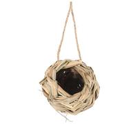 Healeved Handmade and Safe Straw Woven Bird Nest Breathable Multi-functional Design, Providing a Comfortable Habitat for Breeding and Nest Building for Small Animals and Birds