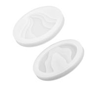 Healeved Handmade Silicone Coaster Molds 2Pcs for Resin Casting, Island Inspired Craft Moulds for Home Table Art Supplies and DIY Epoxy Projects