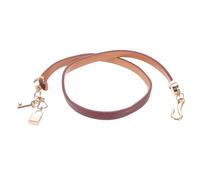 Healeved Handmade Vintage Three Rings Key Lock Belt Bracelet for Women Fashionable Jewelry Red Brown for Valentine's Day Mother's Day and Anniversaries