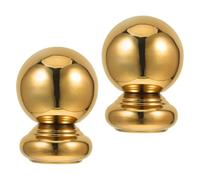 Healeved Handrail Balls for Stairs Stainless Steel 2Pcs Post Caps Heavy Duty Construction and Quick Fix for Indoor Banister and Furniture Decoration