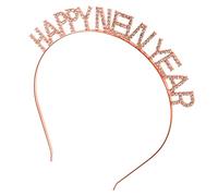 Healeved Happy Year Headband Letters Stylish Party Hairband for Spring Festival Chic Accessories for Boys and Girls and Adults for Celebrations and Photo Props Design