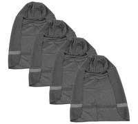 Healeved Hard Hat Sun Shade Full Brim for Sun Protection 4pcs with Reflective Strip and Breathable Cloth and Neck Coverage, for Construction Site and Outdoor Events