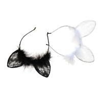 Healeved Headband Hair Accessories for Rabbit Ear or and Lace 2pcs Comfortable Well Decorated Holiday with Unique Fashion Design Drag Show Cosplay