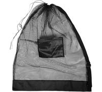 Healeved Heavy Duty Canvas Mesh Drawstring Bag with Large Capacity and Multi-Function Design for Volleyball and Rugby, for Physical Education and Coaching Use