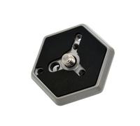 Healeved Hexagonal Quick Release Adapter for Camera Base Plate with 3/8"-20 Screw, Plastic Material, Compatible with Models 3038 3039 3047 3055 3055s 3063, for Photography Accessories