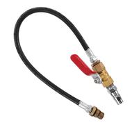 Healeved High Precision Cylinder Leakage Tester and Mechanical Manufacturing with Copper Hose Holders Leak down Tester Tool Detecting Cylinder Leaks outside Use for Automotive Repairs