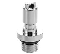 Healeved High Pressure Diving Inflator Connector Air Cascade Adapter Quick Release Coupler for Deep Sea Diving Equipment Silver Coated Surface with Precision Sealing for Stable Underwater
