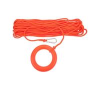 Healeved High-Strength 6Mm Floating Rescue Rope with Hook and Ring, 30M Lifesaving Throw Rope for Water Safety in Lakes, Rivers, and Boating Rescue