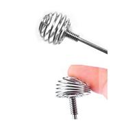 Healeved Honey Sticks Silver Colour with Spiral Shape Stainless Steel 2 Pcs for Controlling Amount of Honey and Mixing Tea Kitchen Stirring Spoons