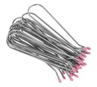 Healeved Hot Roller Clips Quick Heating Function 20pcs U-shaped Metal Securely Hold Hair for Electric Hot Rollers for Hair Styling and Volumizing