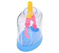 Healeved Human Lung Breathing Teaching Model Small Size, Physiological Educational Tool for Lung Function Demonstration, Body Organs Model for Scientific Research and Classroom Random Color