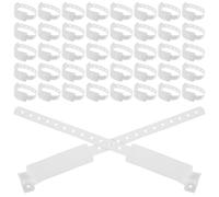 Healeved Identification Wristbands Medical 100pcs Waterproof Blank Writable Hospital Bands Secure Buckle for Patient Safety