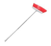 Healeved Indoor Broom Angle Broom with Soft Bristle Design Stainless Steel and Pp for Quick Floor Cleaning Red Colour for Indoor Cleaning and Home Use