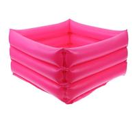 Healeved Inflatable Foot Bath Pool Folding Bucket for Soaking Feet Portable Foot Washing Basin Tub for Travel Home Feet Spa and Camping Washing (Random Colours)
