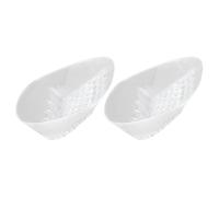 Healeved Invisible U-Shaped Height Increase Heel Pads for Women Breathable Sebs Material Shoe Heel Lift Inserts Suitable for Flats and Sneakers