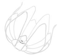 Healeved Iron Lampshade Frame for DIY Lamp Shade with Sturdy Metal Construction, Easy to Install White Wire Lamp Shade Rack Suitable for Home and Modern Lighting Projects