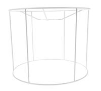 Healeved Iron Wire Lampshade Frame with E27 Light Socket, 28x28x21.8cm, Sturdy and Easy to Install Lamp Shade Cage for DIY Projects and Hanging Lights