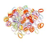 Healeved Jewellery Chain Links Acrylic Linking Rings 800Pcs 5X10Mm Safe and Sturdy Material Chain Buckle Connectors for Bag Strap and Travel Accessories