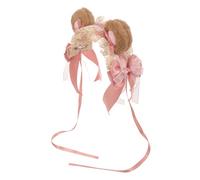 Healeved Kawaii Bear Ear Headband for Women Adorable Cosplay Costume Accessory Soft and Comfortable Lolita Hairpiece for Festivals and Parties Dusty