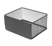Healeved Kitchen Storage Basket Hanging Wire Shelf with Breathable Mesh Design, Carbon Steel and Material, Sl lack for Cooking and Organizing for Fridge Side