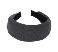 Healeved Knitting Wide Brim Headband for Women Reusable Cloth Hairband Simple Elegant Design Suitable for DIY Hairstyles and Daily Wear Deep Grey Party Hair Hoop Accessory